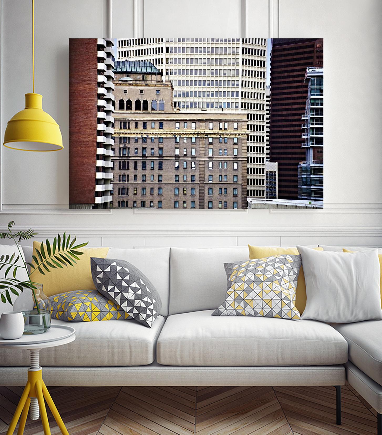 Buildings I by Peter Morneau on GIANT ART - brown photography artistes du québec