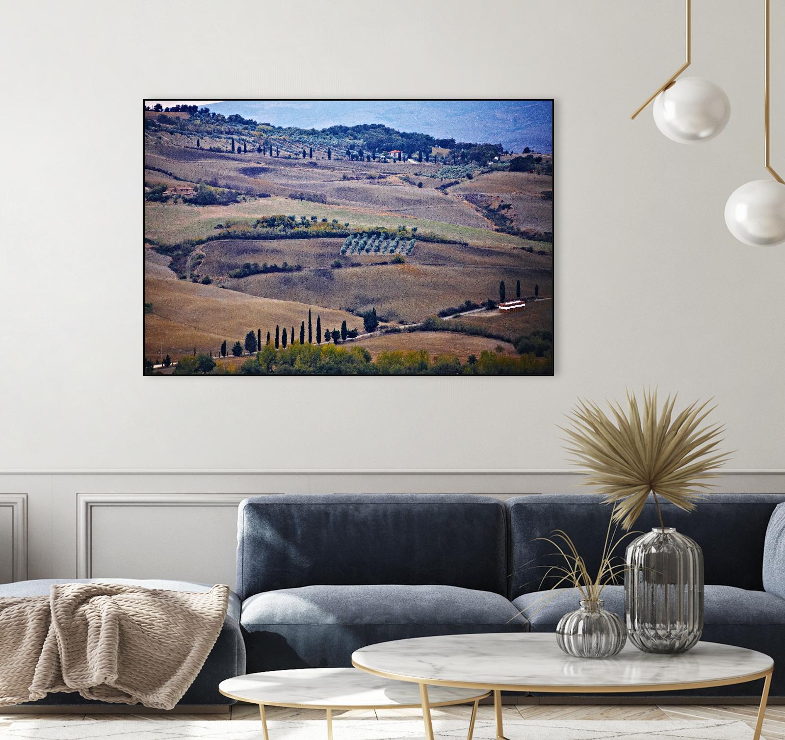 Landscape XIX by Peter Morneau on GIANT ART - blue photo art