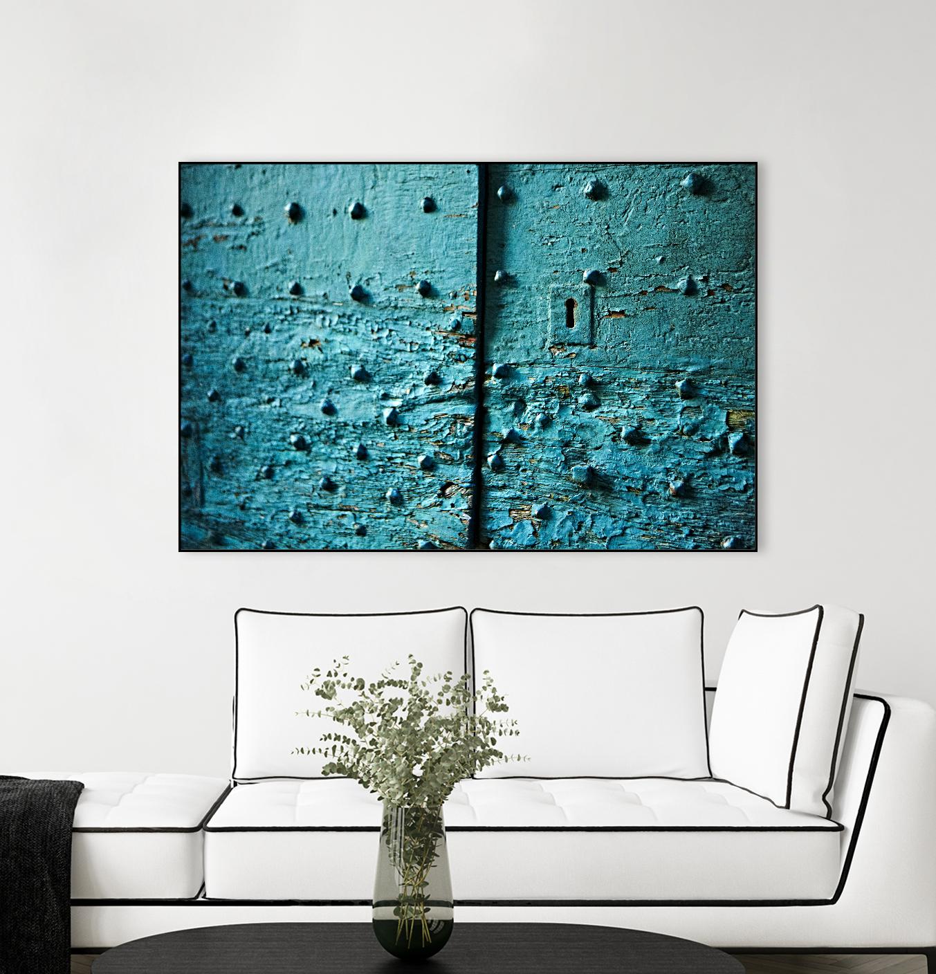 Turquoise rust by Peter Morneau on GIANT ART - black photo art