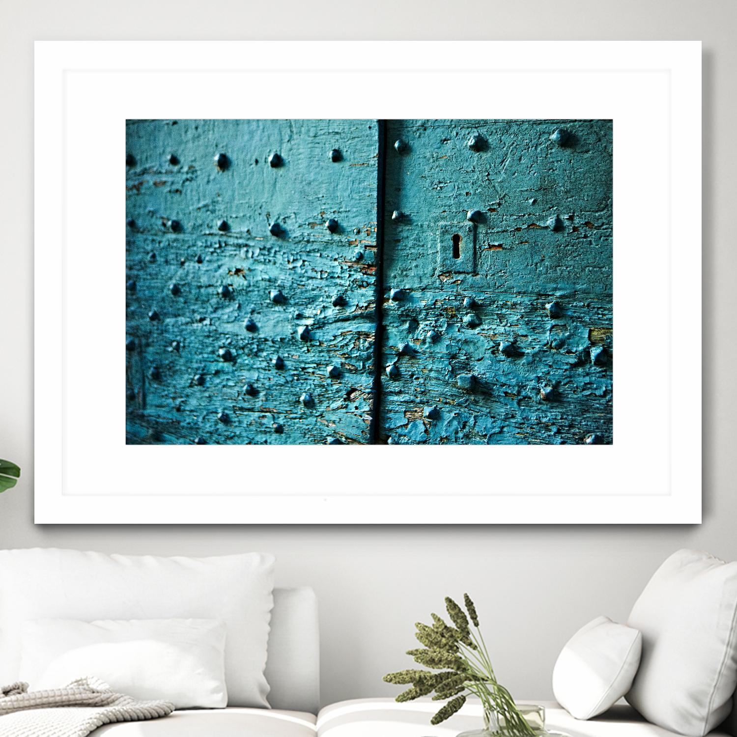 Turquoise rust by Peter Morneau on GIANT ART - black photo art