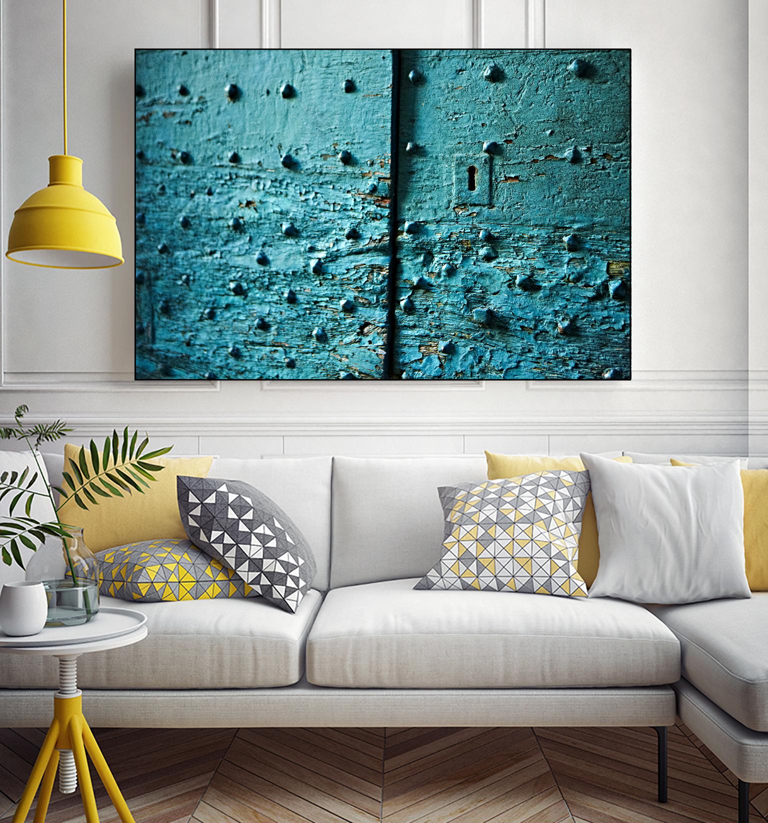 Turquoise rust by Peter Morneau on GIANT ART - black photo art