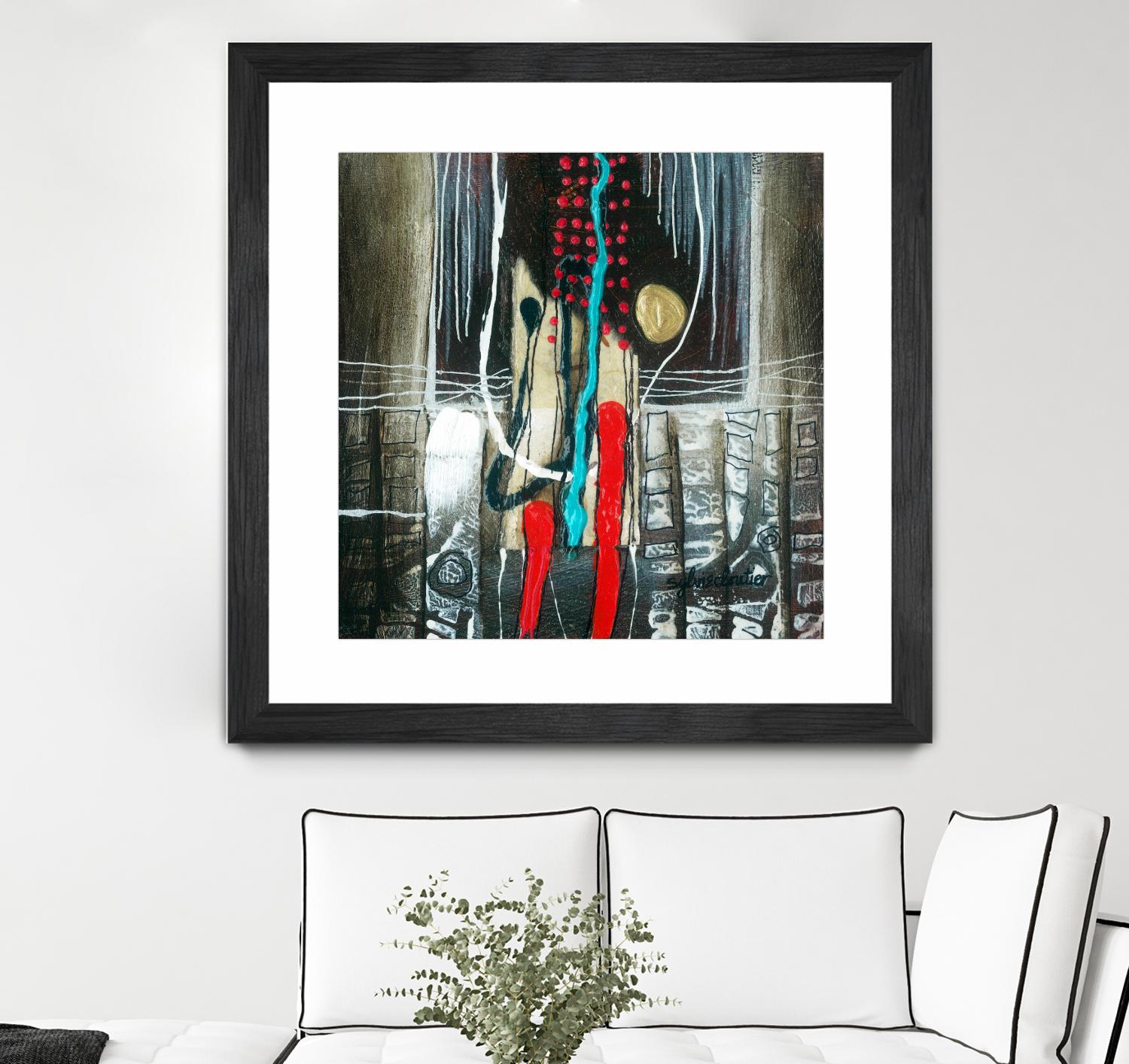 La broue dans l'toupet by Sylvie Cloutier on GIANT ART - brown abstract