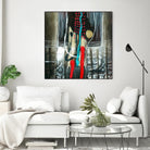La broue dans l'toupet by Sylvie Cloutier on GIANT ART - brown abstract