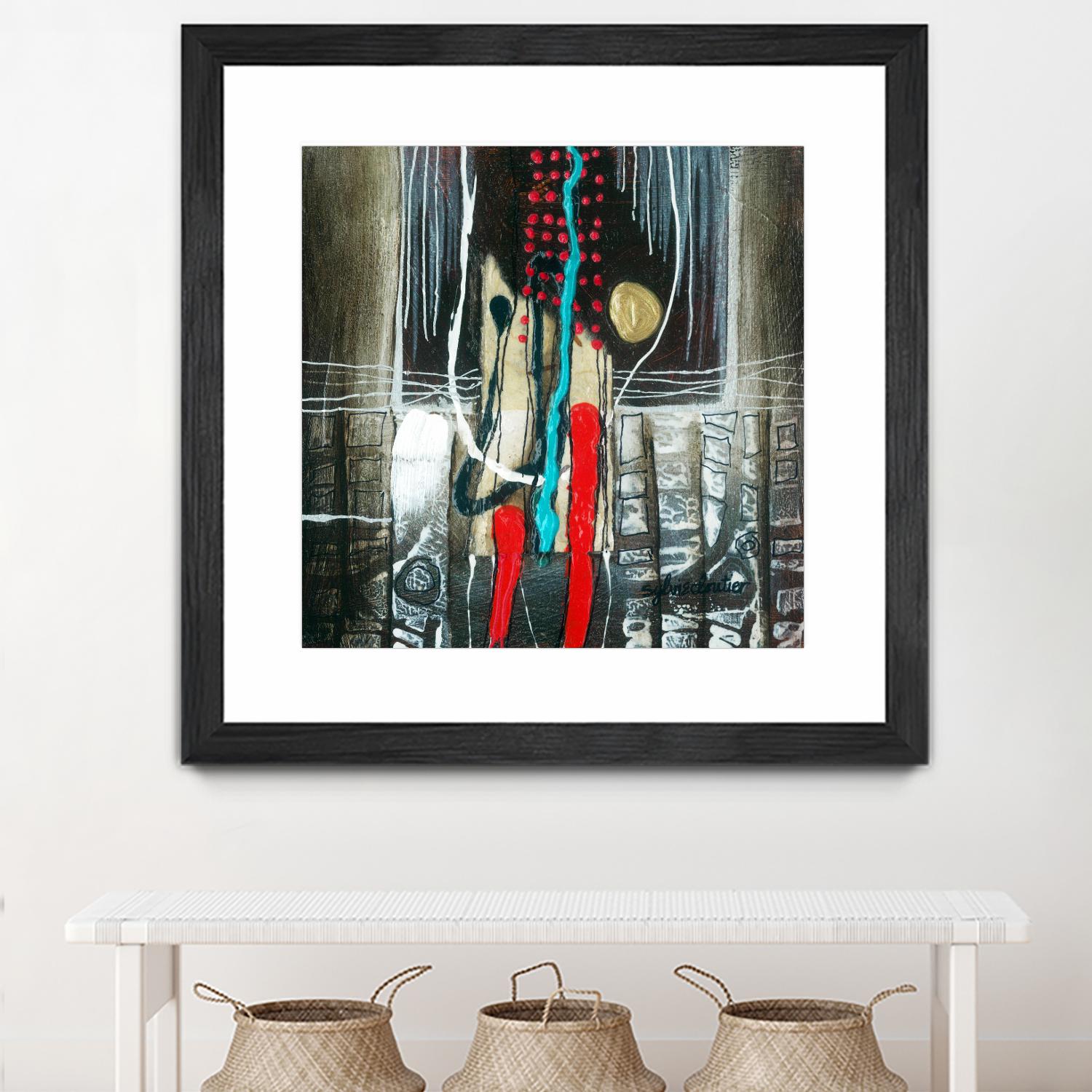 La broue dans l'toupet by Sylvie Cloutier on GIANT ART - brown abstract