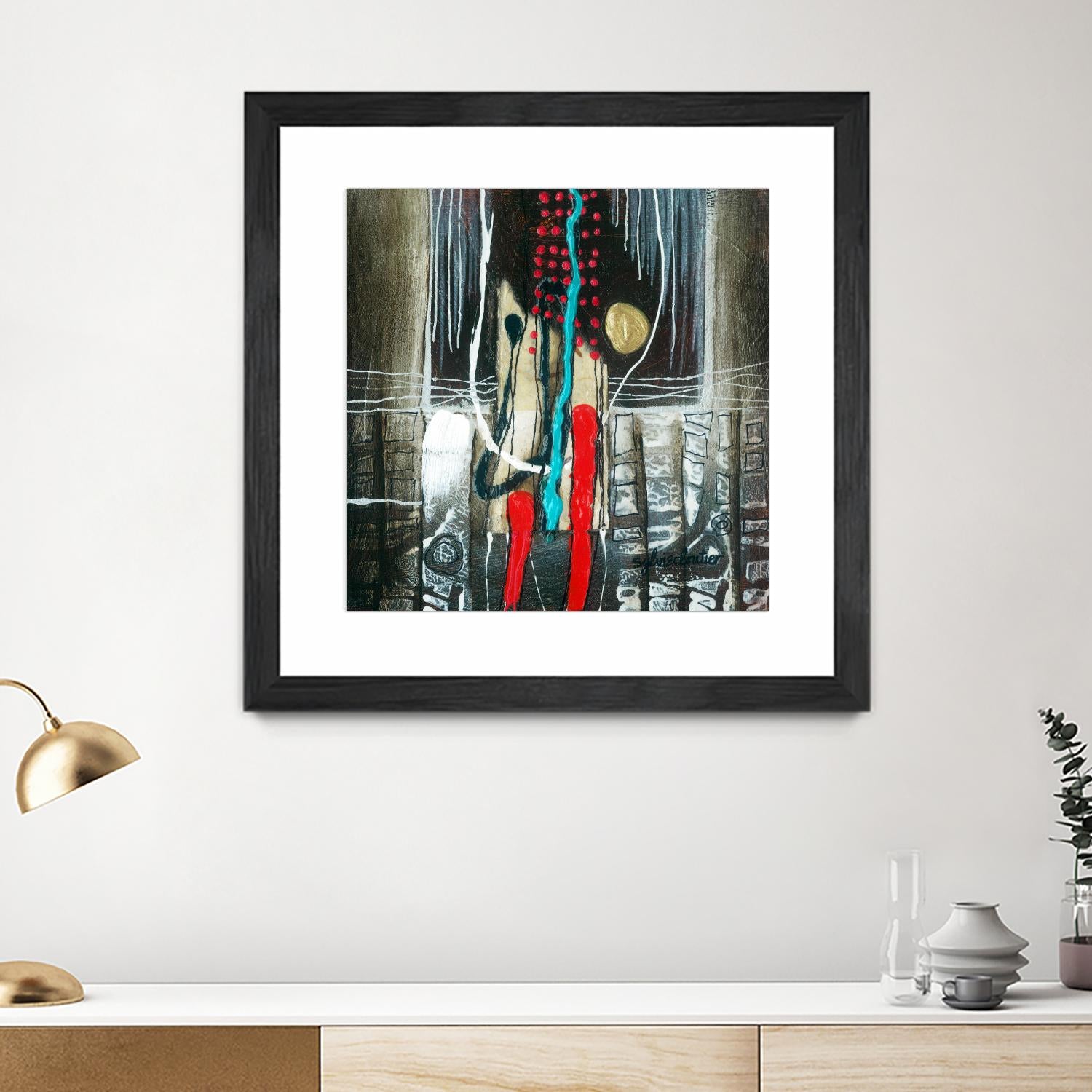 La broue dans l'toupet by Sylvie Cloutier on GIANT ART - brown abstract