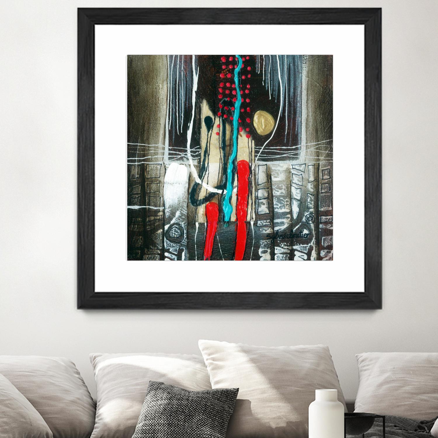 La broue dans l'toupet by Sylvie Cloutier on GIANT ART - brown abstract