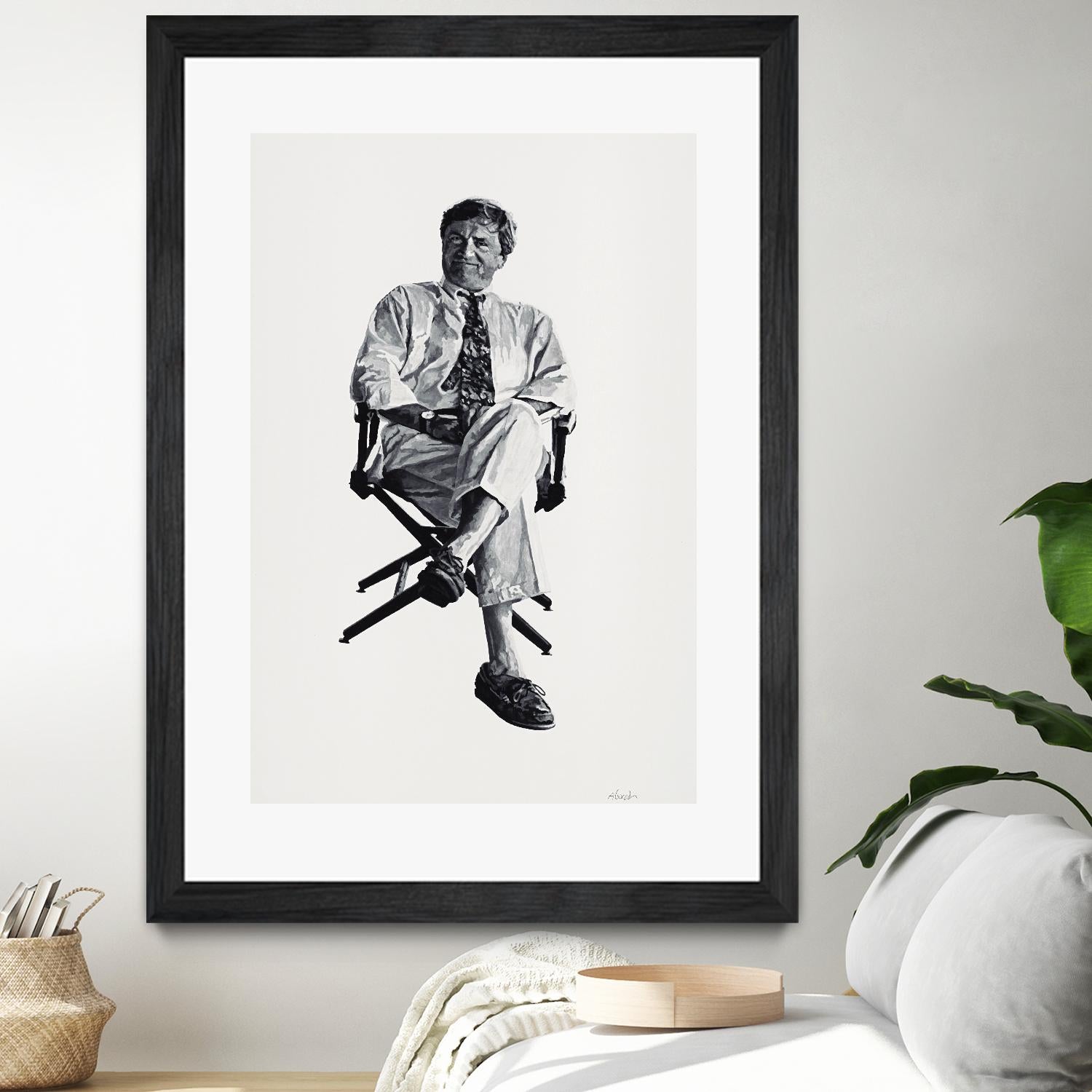 Periwinkle by Gill Alexander on GIANT ART - white black & white homme