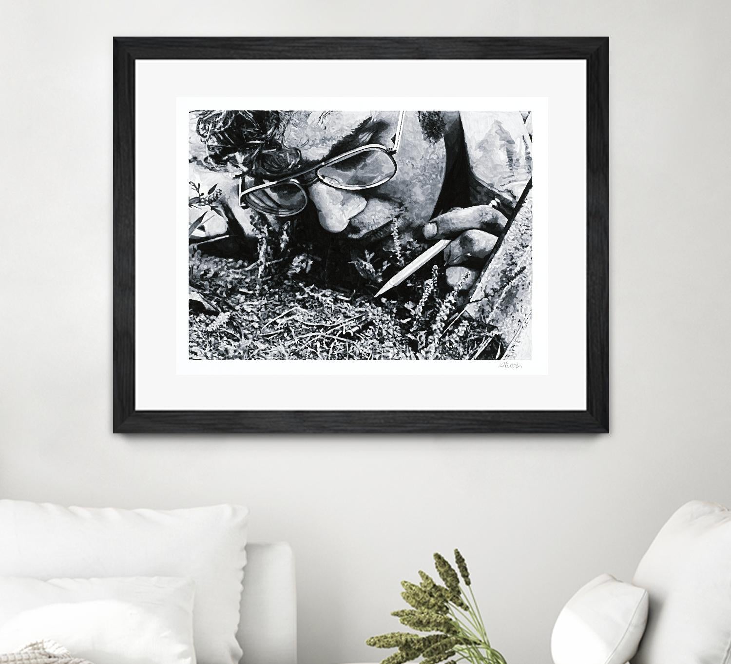 In Situ by Gill Alexander on GIANT ART - white black & white homme