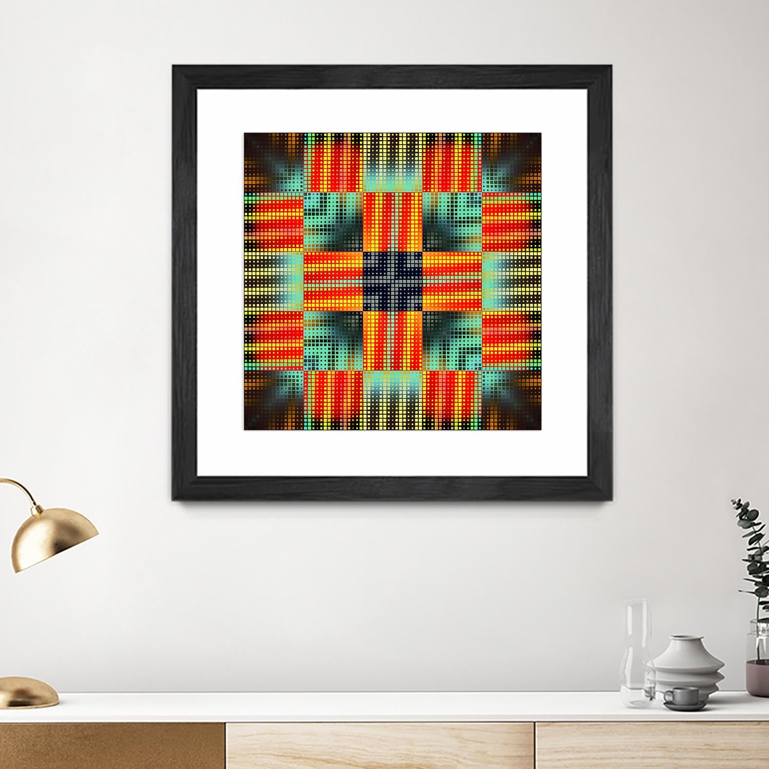 Pi_Dot_Pi_1-3_4 by Xosé Salgado on GIANT ART - yellow abstract