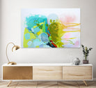Find me comfort by Claire Desjardins on GIANT ART - pink abstract transparency