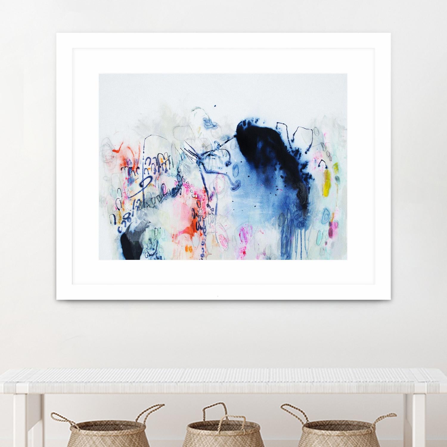 The secrets we keep by Claire Desjardins on GIANT ART - pink abstract