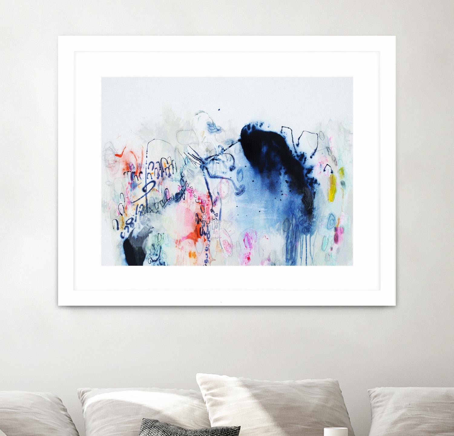 The secrets we keep by Claire Desjardins on GIANT ART - pink abstract