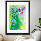 Towards the weekend by Claire Desjardins on GIANT ART - green abstract transparency