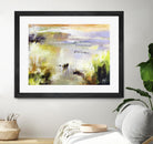 Ondée d'été by Kathleen Cloutier on GIANT ART - gold abstract paysage contemporain