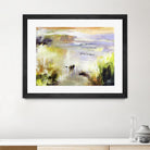 Ondée d'été by Kathleen Cloutier on GIANT ART - gold abstract paysage contemporain