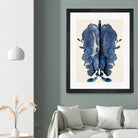 Blue Ink Laos by Daniel Stanford on GIANT ART - blue artistes du québec quebec artists