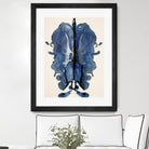 Blue Ink Laos by Daniel Stanford on GIANT ART - blue artistes du québec quebec artists