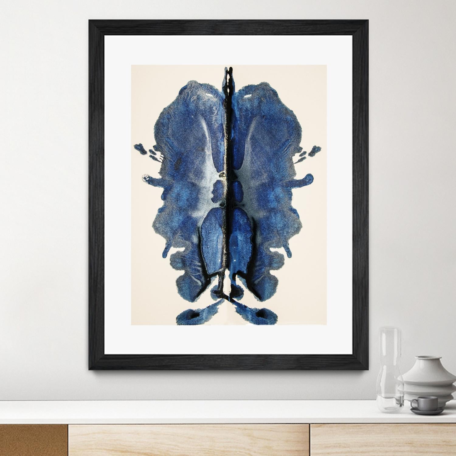 Blue Ink Laos by Daniel Stanford on GIANT ART - blue artistes du québec quebec artists