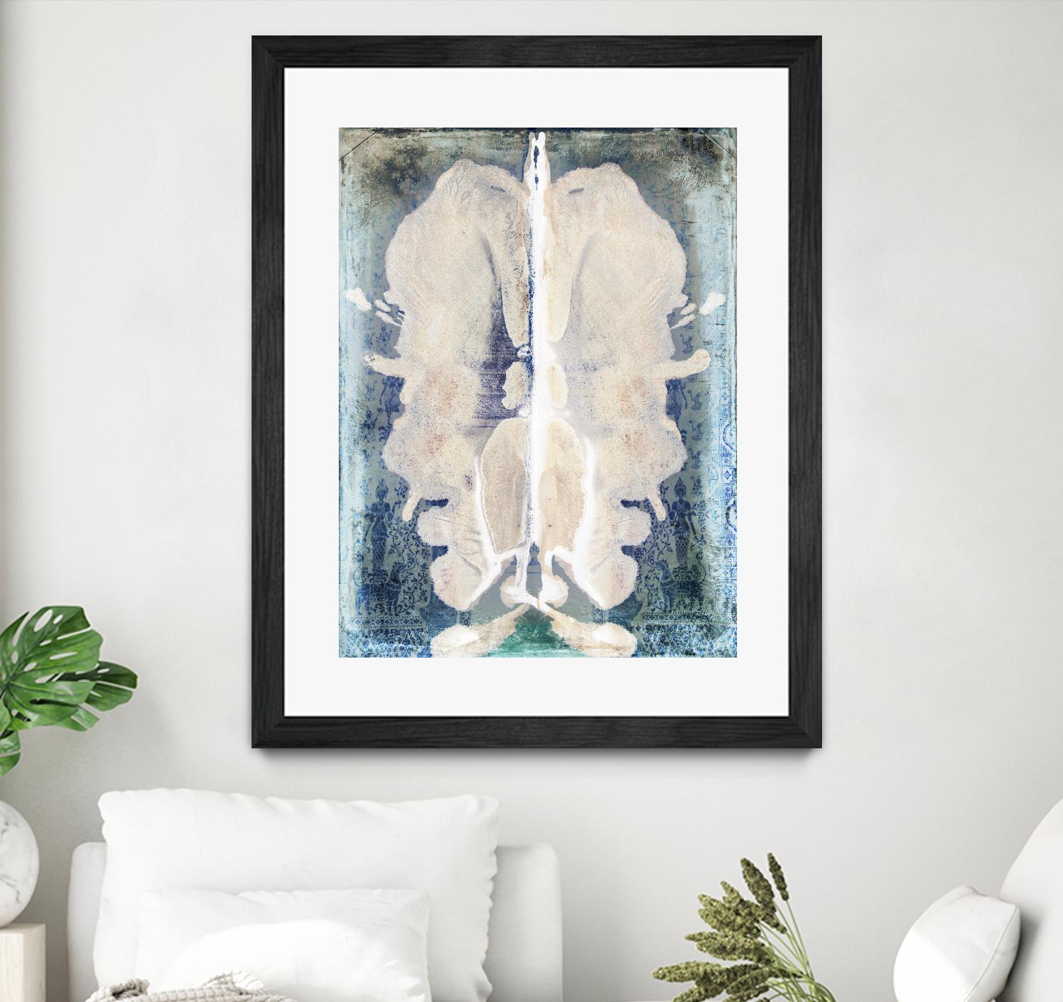 White Ink Laos by Daniel Stanford on GIANT ART - white abstract cerveau