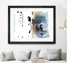 Caballeros Collage by Diane Lambin on GIANT ART - blue abstract