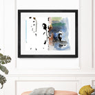 Caballeros Collage by Diane Lambin on GIANT ART - blue abstract