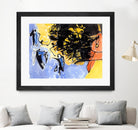 Sunbird by Diane Lambin on GIANT ART - blue abstract