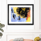 Sunbird by Diane Lambin on GIANT ART - blue abstract