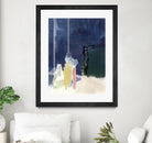 Mystic Rider by Diane Lambin on GIANT ART - green abstract quebec artists