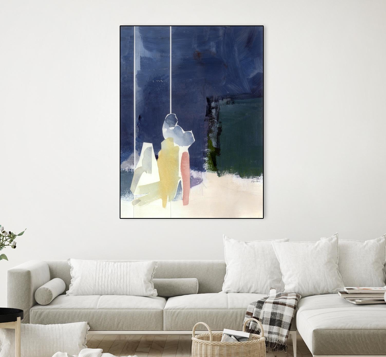 Mystic Rider by Diane Lambin on GIANT ART - white abstract