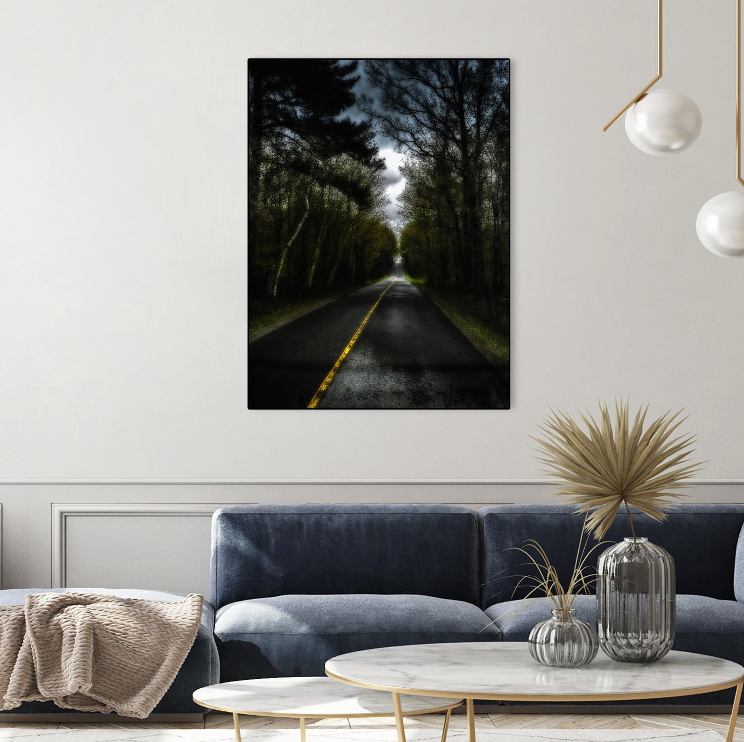 The Runway by Robert Séguin on GIANT ART - black landscape
