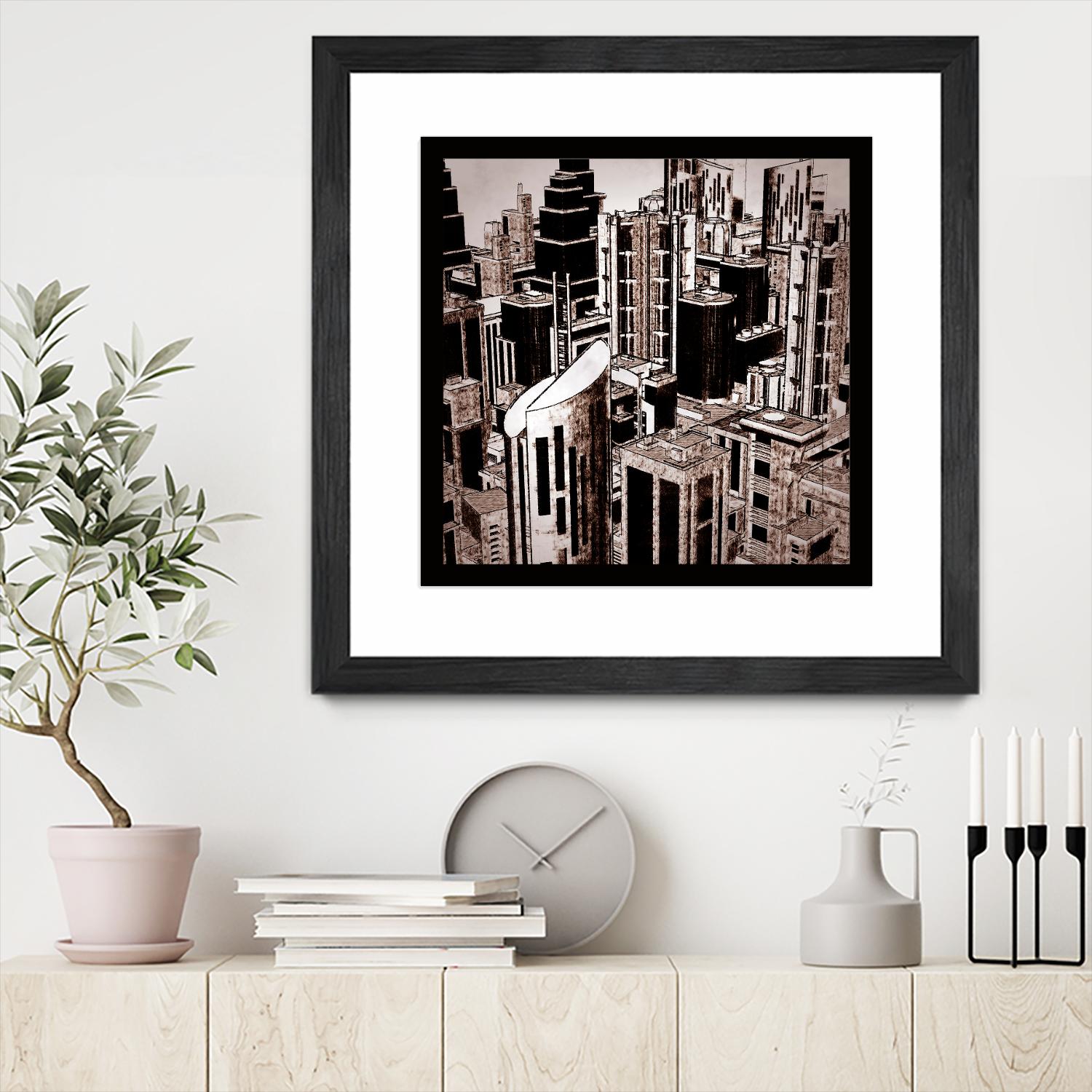 Megapolis 2 by Jefd on GIANT ART - black digital
