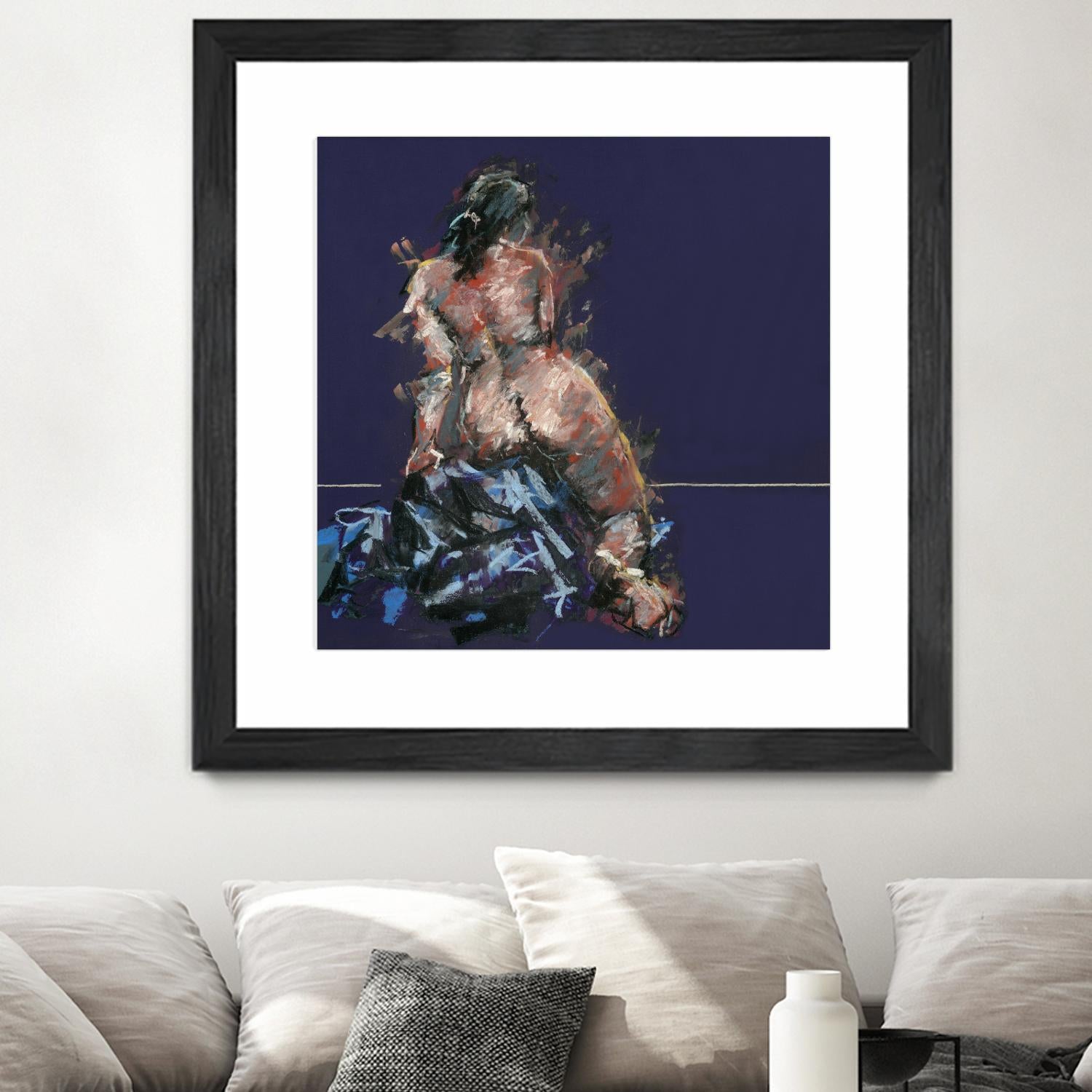 Istel by Jacques Clement on GIANT ART - pink figurative artistes du québec