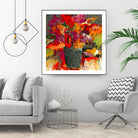 Colors of Wind by Doris Savard on GIANT ART - orange flowers canadian painters