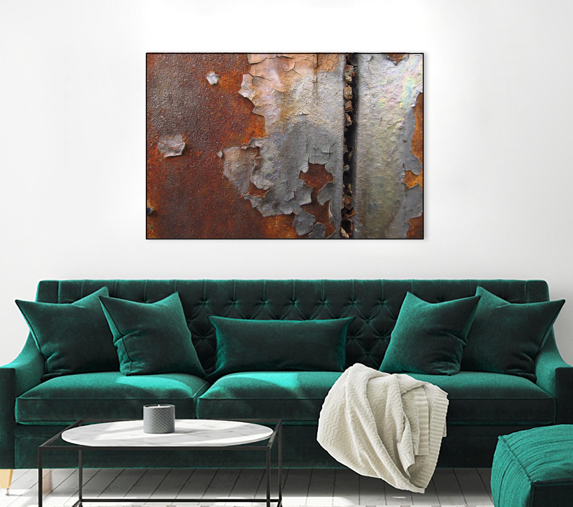 Rusty Panel by Jean-François Dupuis on GIANT ART - orange abstract artiste québécois