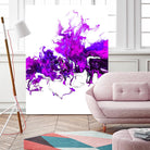 Rainbow Smoke -2 by Alyson Mccrink on GIANT ART - abstract