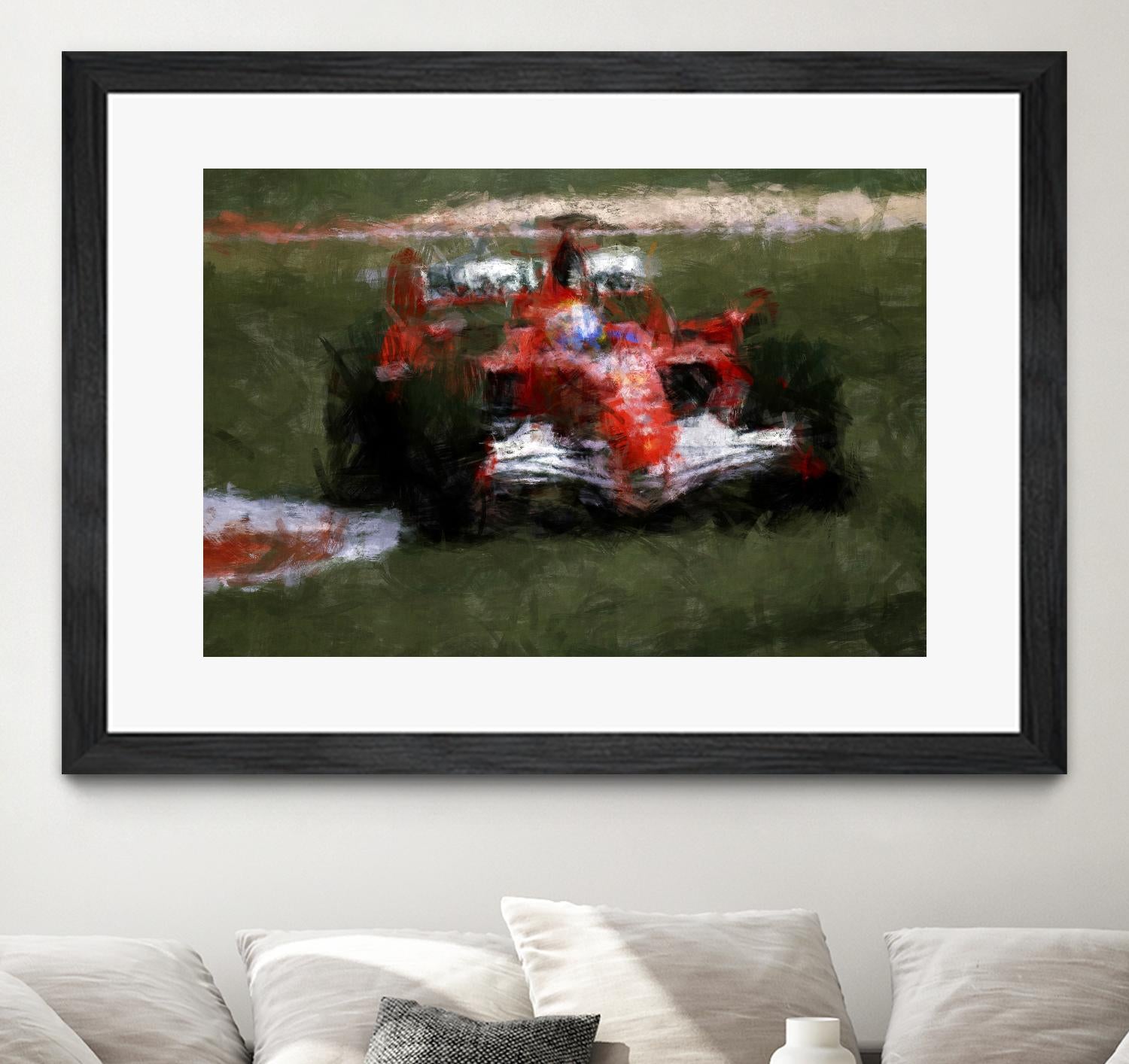 Formula 1 - II by Jean-François Dupuis on GIANT ART - red transportation automobile