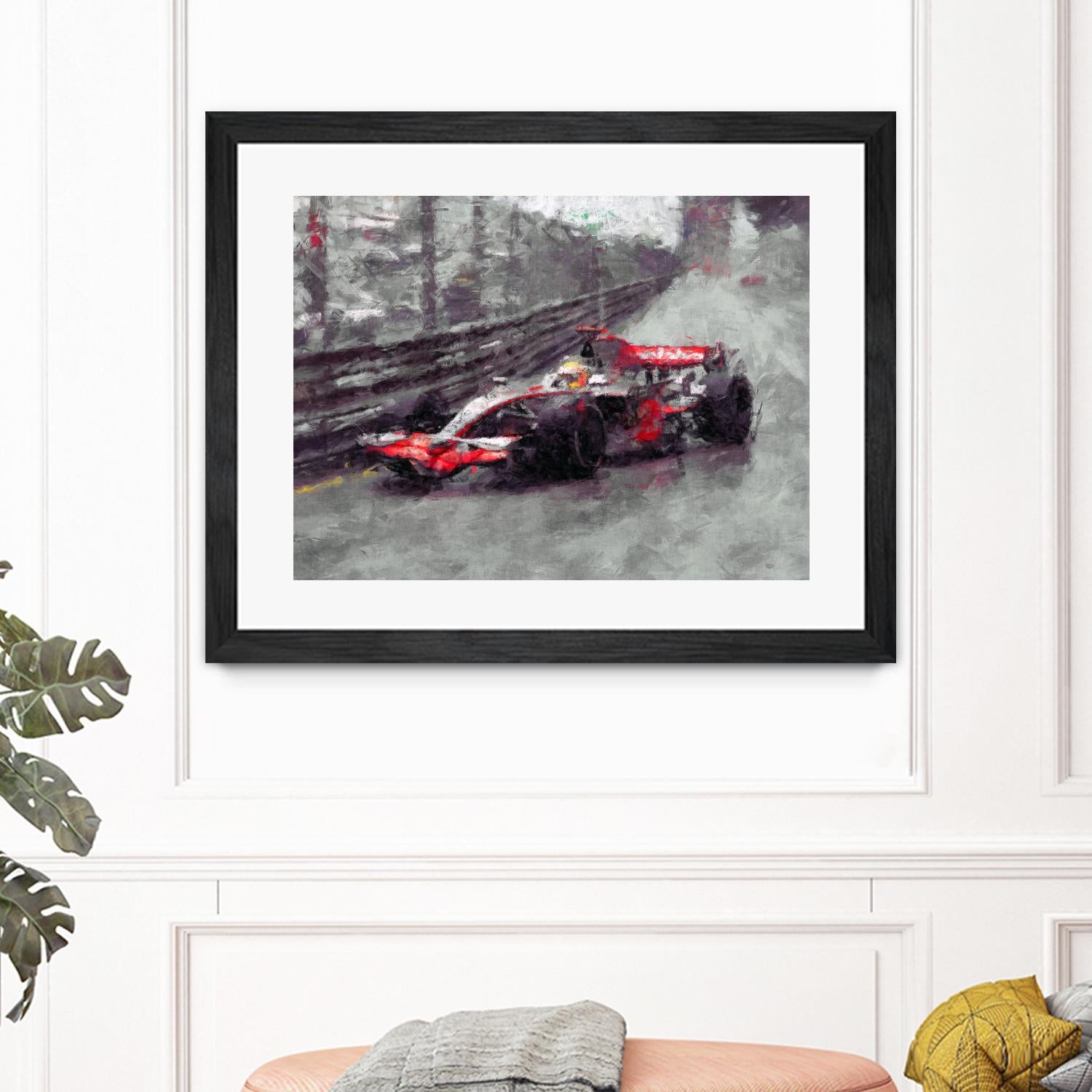 Formula 1 - VII by Jean-François Dupuis on GIANT ART - red transportation automobile
