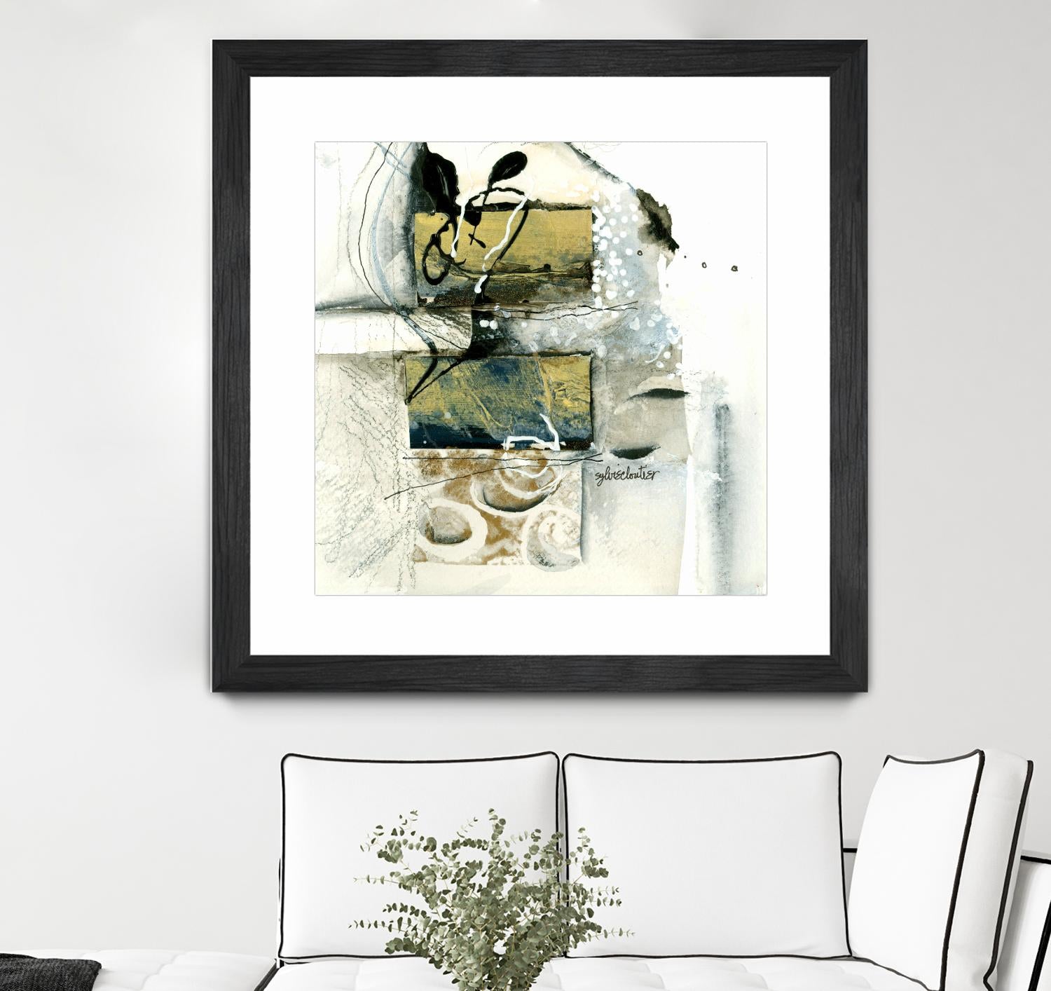 Issue by Sylvie Cloutier on GIANT ART - white abstract quebec artists
