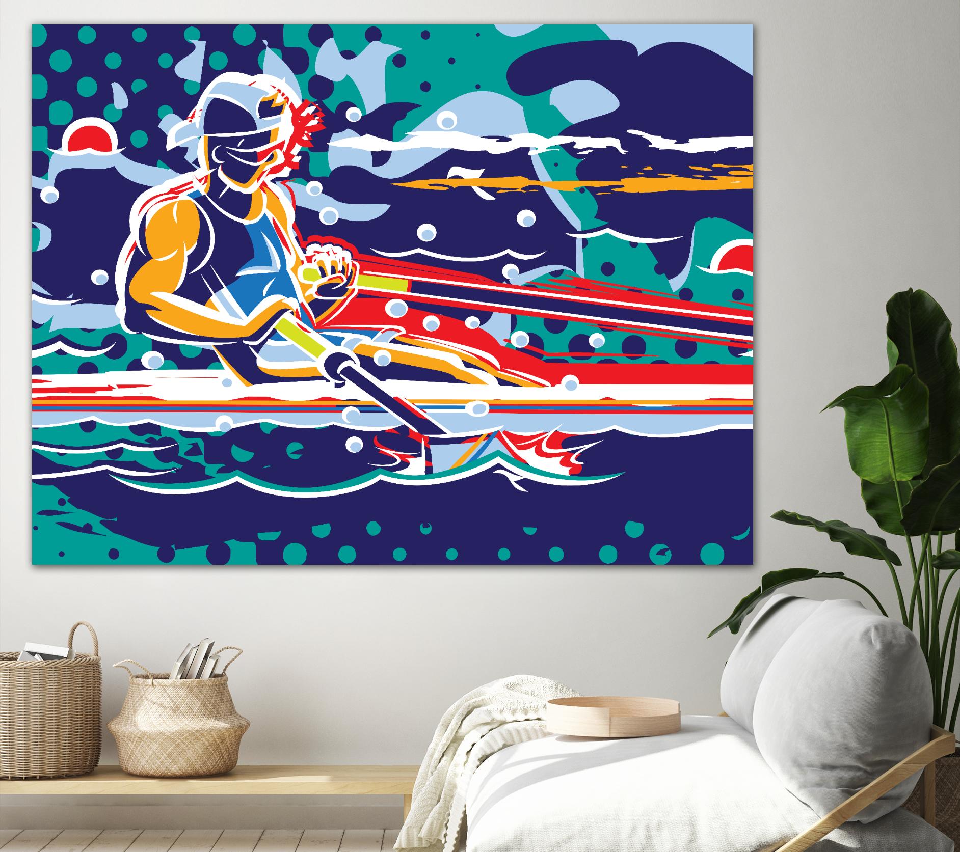 Avirow by Ray Lengelé on GIANT ART - red figurative artistes du québec