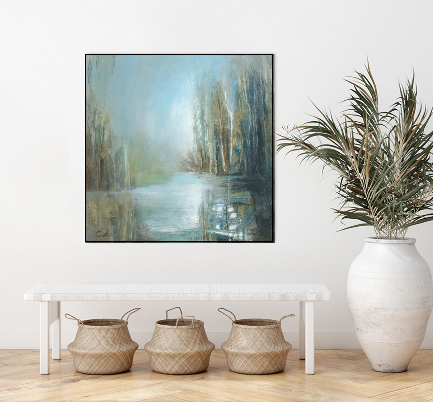 Marecage 1 by Kathleen Cloutier on GIANT ART - green landscape marécage