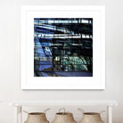 Urban Distortion I by Jean-François Dupuis on GIANT ART - blue city scene superposition