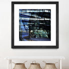 Urban Distortion I by Jean-François Dupuis on GIANT ART - blue city scene superposition