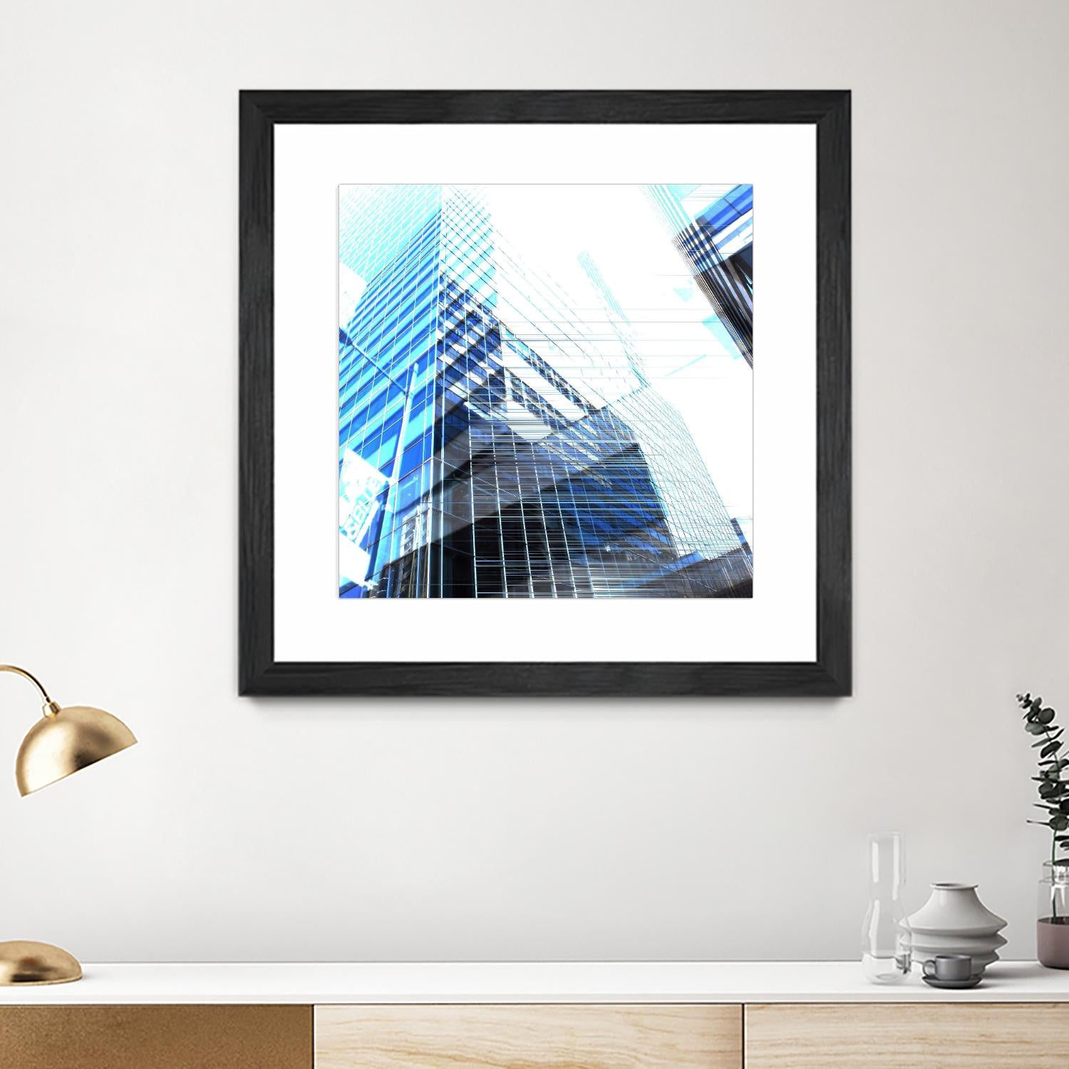 Urban Distortion II by Jean-François Dupuis on GIANT ART - white city scene superposition