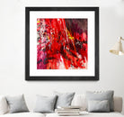 All that jazz by Doris Savard on GIANT ART - red abstract