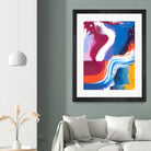 Just a wee one by Claire Desjardins on GIANT ART - orange abstract canadian