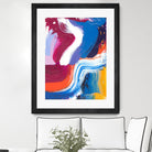 Just a wee one by Claire Desjardins on GIANT ART - orange abstract canadian
