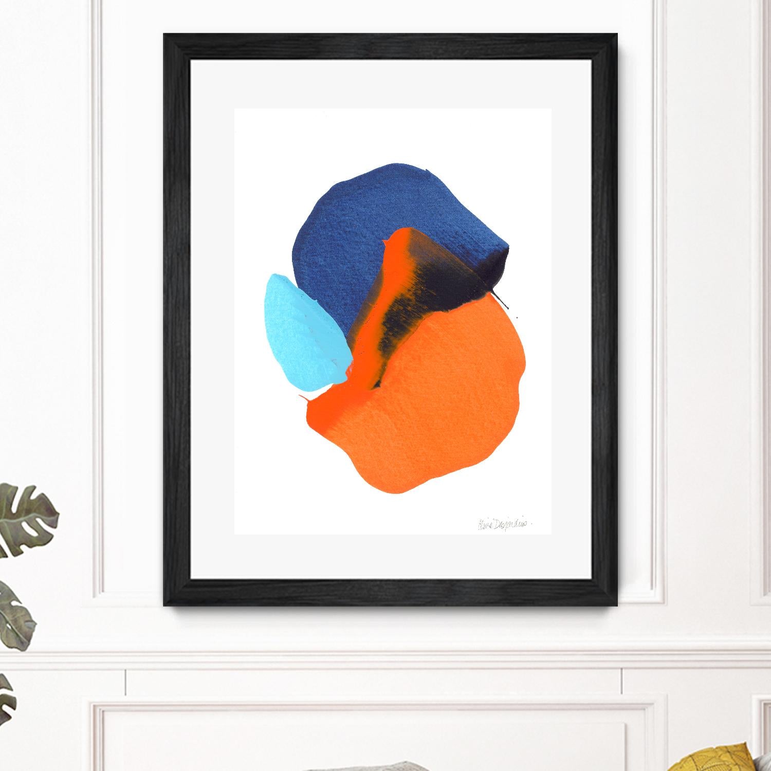 The space in between 63 by Claire Desjardins on GIANT ART - orange abstract