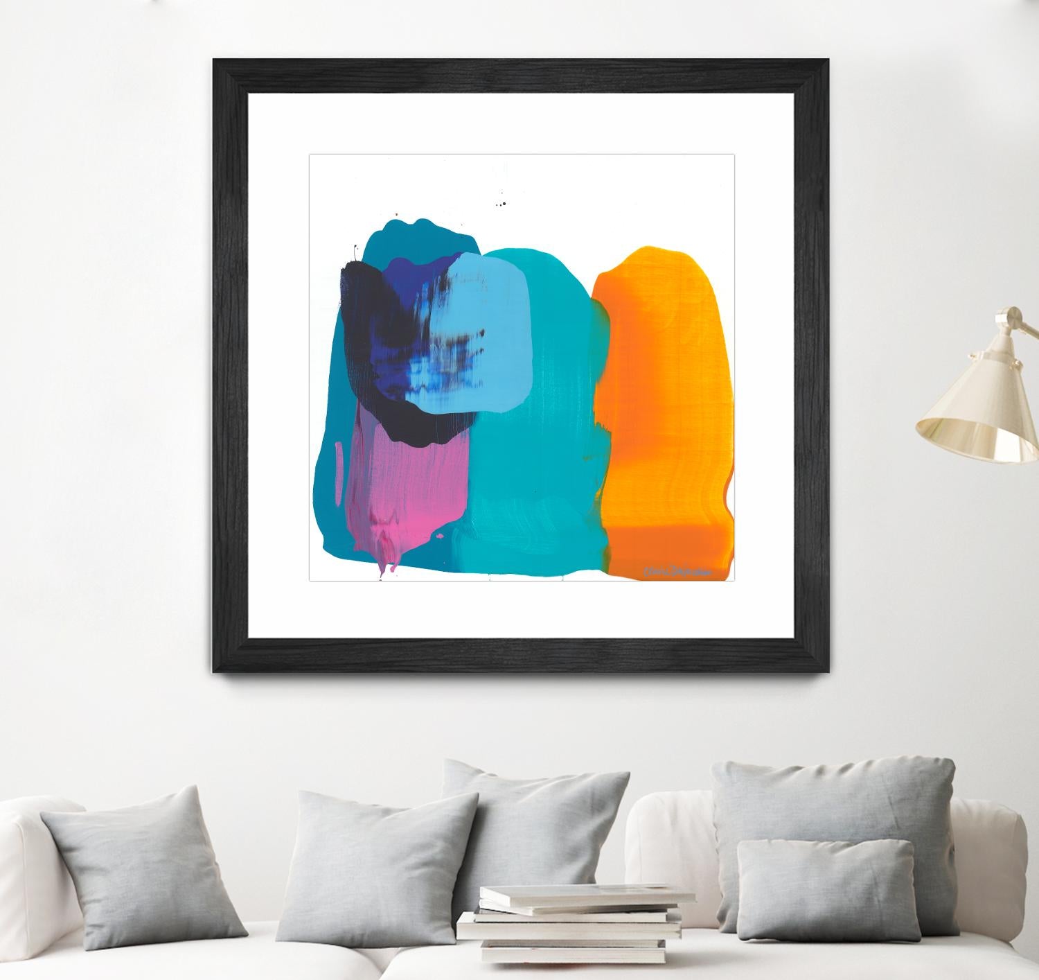 Love 06 by Claire Desjardins on GIANT ART - orange abstract