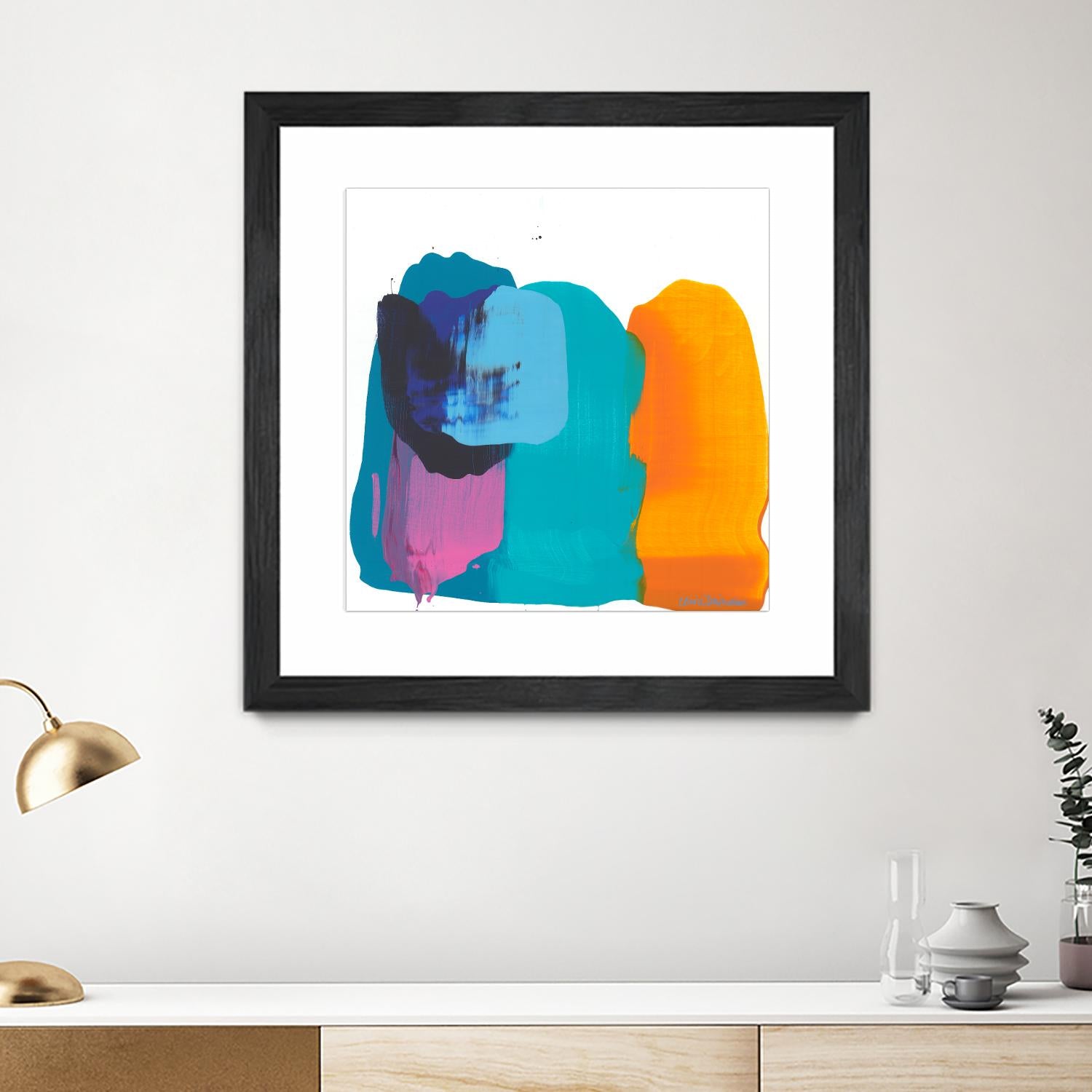 Love 06 by Claire Desjardins on GIANT ART - orange abstract