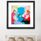 Traveling back in Time by Claire Desjardins on GIANT ART - blue abstract
